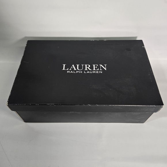 Lauren Ralph Lauren Lanette Leather Pumps 9 Brown Pointed Toe Heel NEW ($160) - Picture 9 of 10